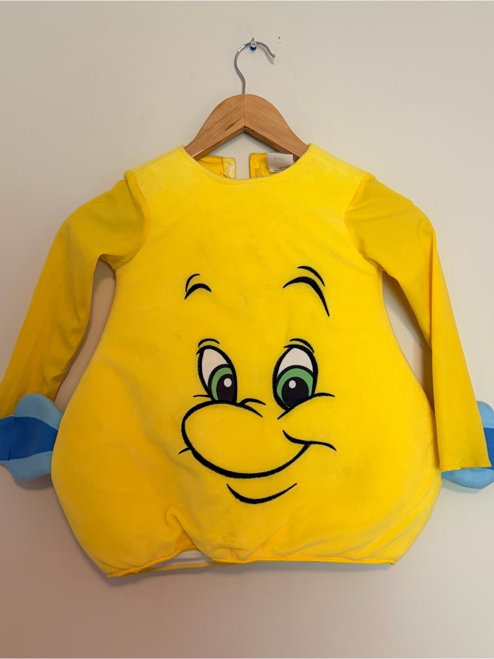 Disney Little Mermaid Flounder Costume Toddler 3T-4T Spirit Halloween
